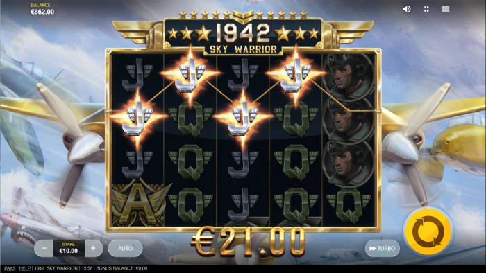 1942 Sky Warrior Slot Features