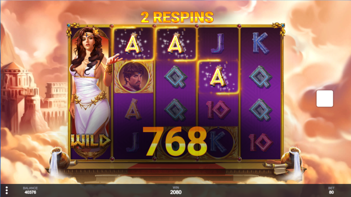 Scrolls of Aphrodite slot game features