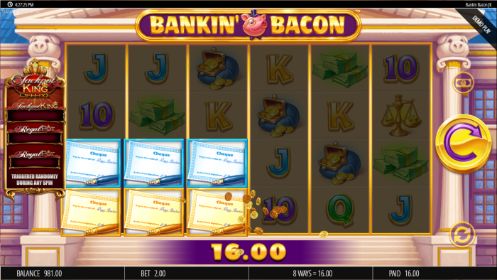 Bankin Bacon Game Features