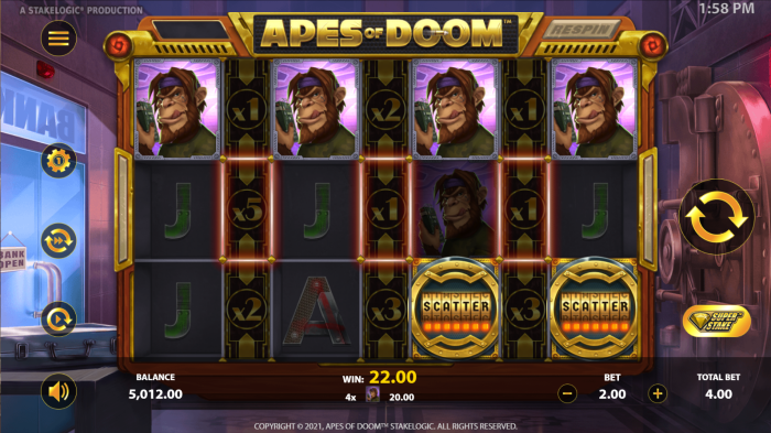 Apes Of Doom Slot Game Review