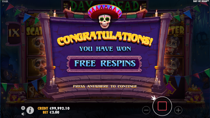 Day of Dead Slot Symbols