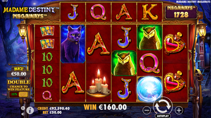 Symbols and Payouts in Madame Destiny Megaways