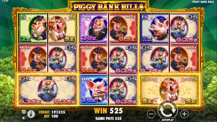 Piggy Bank Bills Slot Game Review