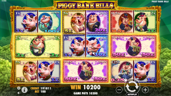 Piggy Bank Bills Slot Game Review