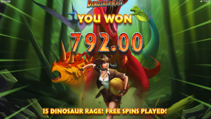 Dinosaur Rage Slot Symbols