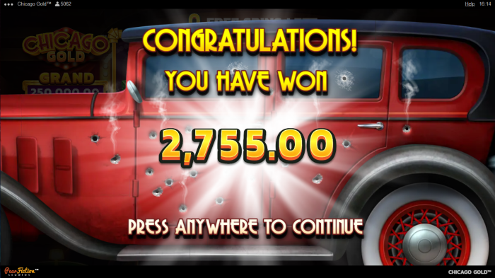 Chicago Gold Slot Game Review