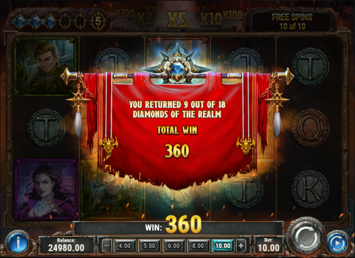 Diamonds Of The Realm Slot Game Review