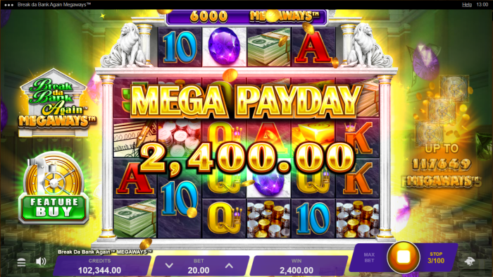Break Da Bank Again Megaways Game Review