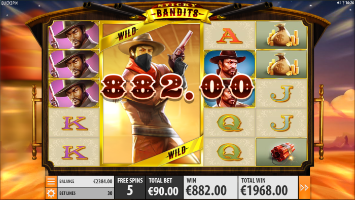 Sticky Bandits Slot Game Review