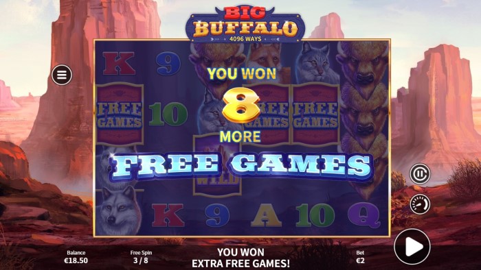 Big Buffalo Slot Design