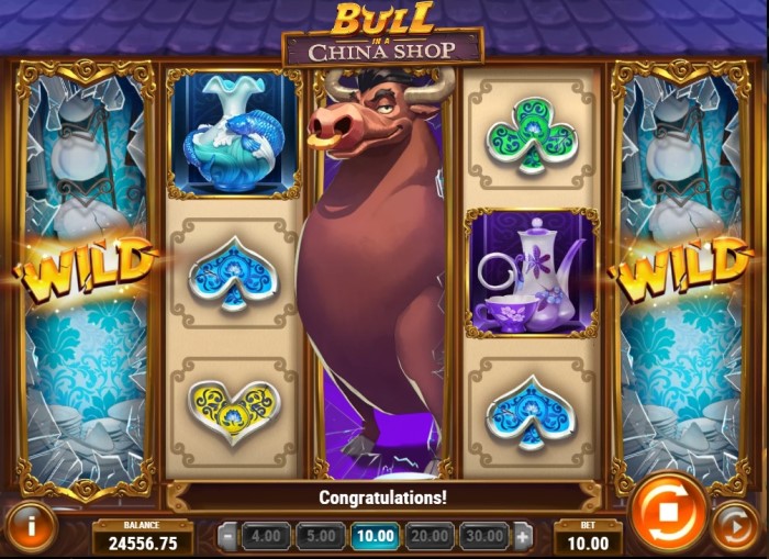 Bull in a China Shop Slot Design