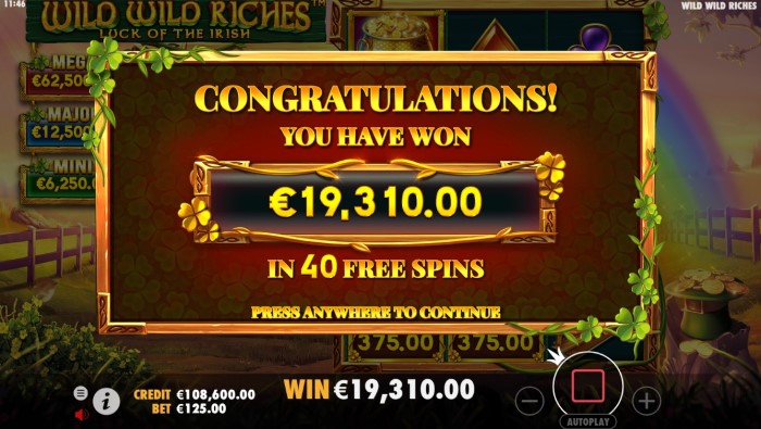 Wild Wild Riches Symbols