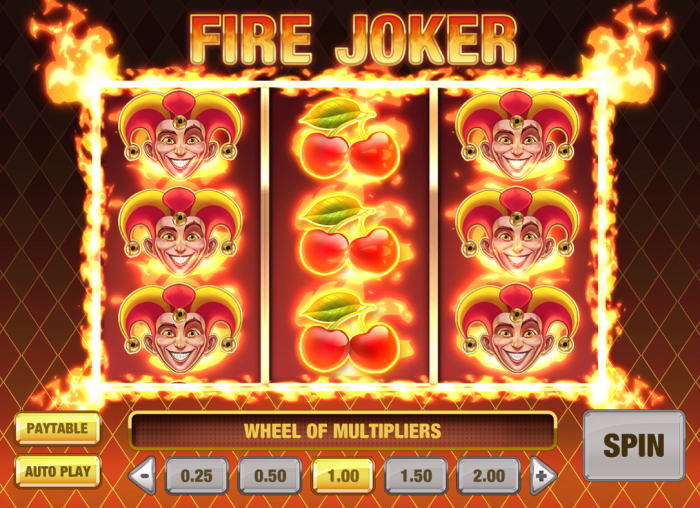 Fire Joker Slot Game Theme