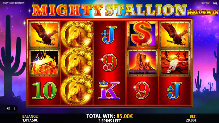 Mighty Stallion Hold & Win Slot Game Review