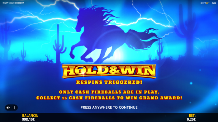 Mighty Stallion Hold & Win Slot
