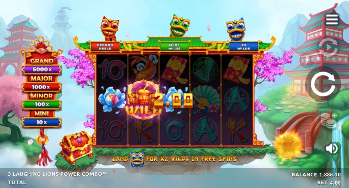 3 Laughing Lions Power Combo Game Review