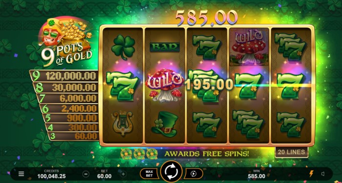 9 Pots of Gold Slot Game Review