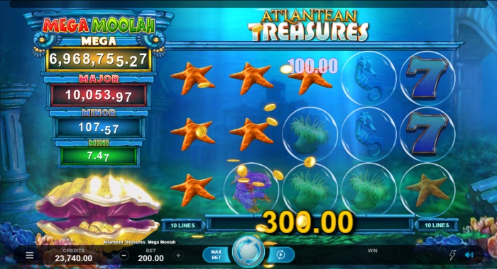 Atlantean Treasures Mega Moolah Review