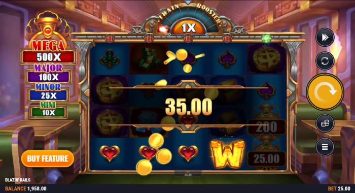 Blazin' Rails Slot Game Review