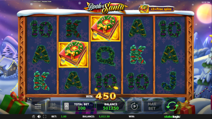 Book of Santa Slot Game Review
