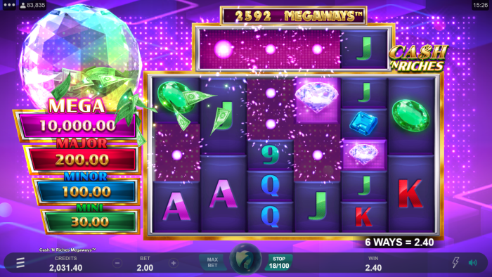 Cash 'N Riches Megaways Slot Game Review