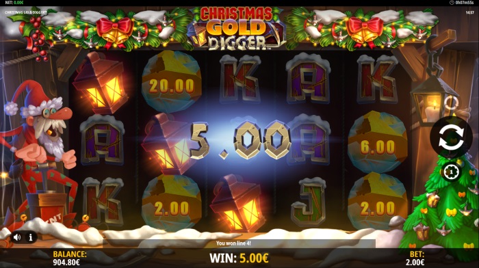 Christmas Gold Digger Slot Game Review