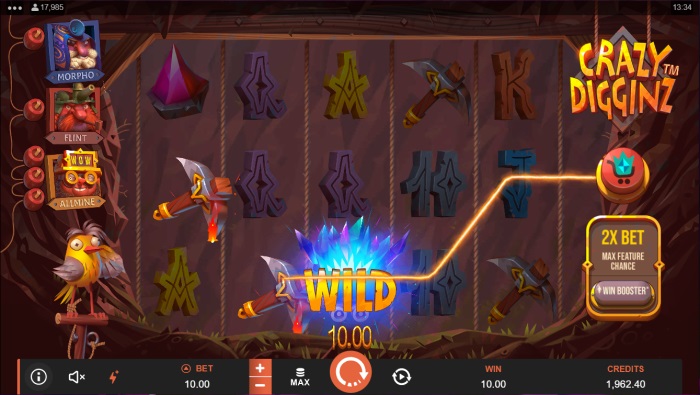 Crazy Digginz It's All Mine Slot Game Review