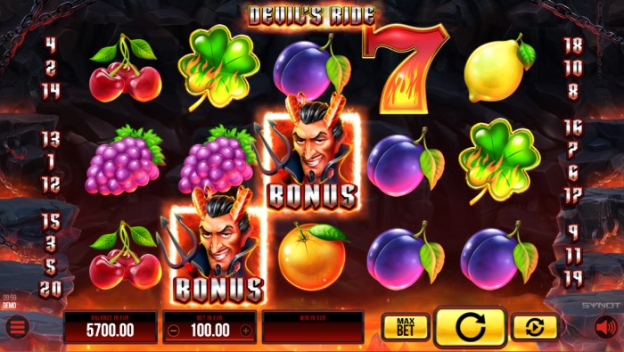 Devil's Ride Slot Game Review