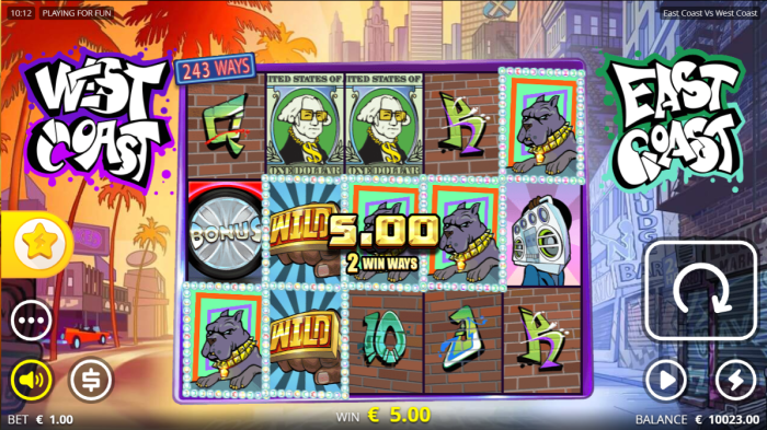 East Coast vs West Coast Slot Game Review