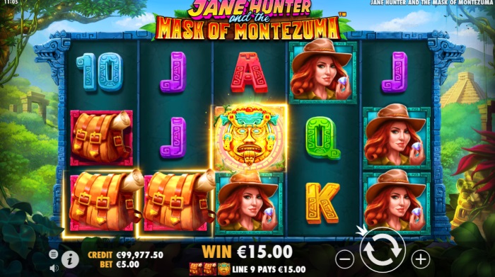 Jane Hunter and the Mask of Montezuma Slot Game Review