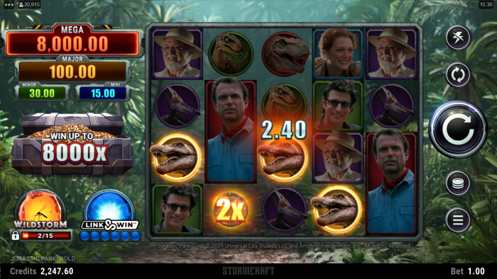 Jurassic Park Gold Slot Game Review