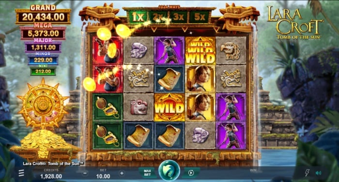 Lara Croft Tomb of the Sun Slot Game Review