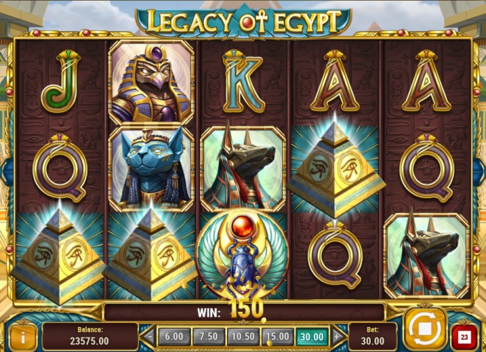 Legacy of Egypt Slot Overview