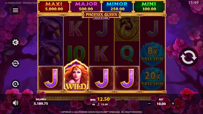 Phoenix Queen Hold N Link Slot Game Review