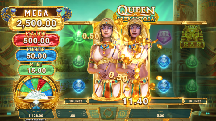 Queen of Alexandria Slot Game Review