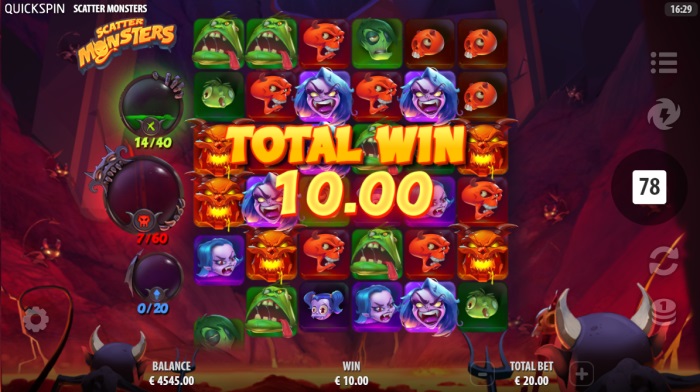 Scatter Monsters Slot Game Review
