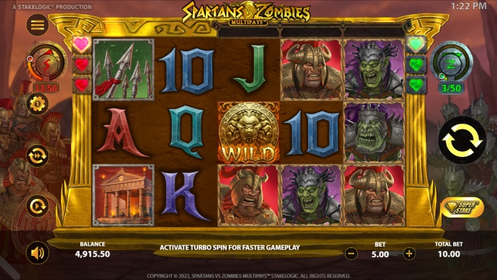 Spartans vs Zombies Slot Game Review