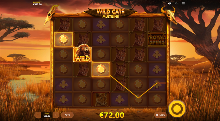 Wild Cats Multiline Slot Game