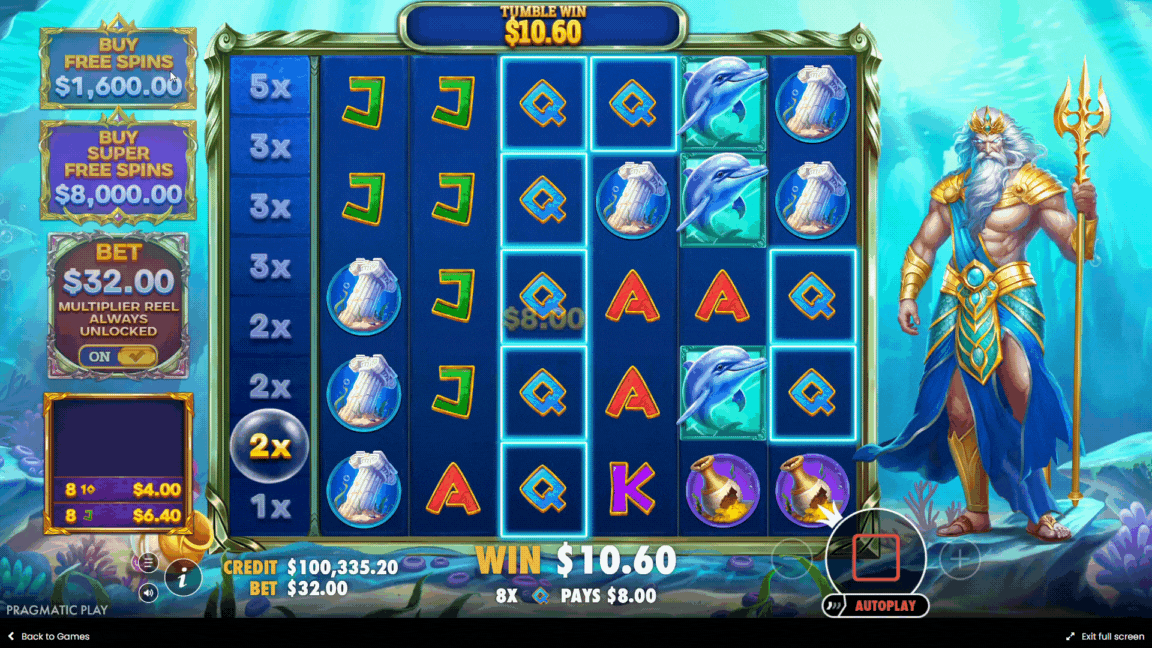 Waves of Poseidon | Slot Game Review | Pragmatic Play