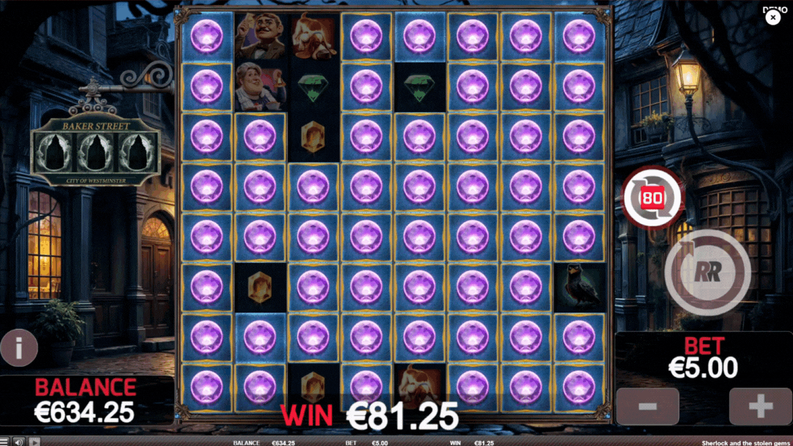 Sherlock and the Stolen Gems | Slot Review | Red Rake Gaming