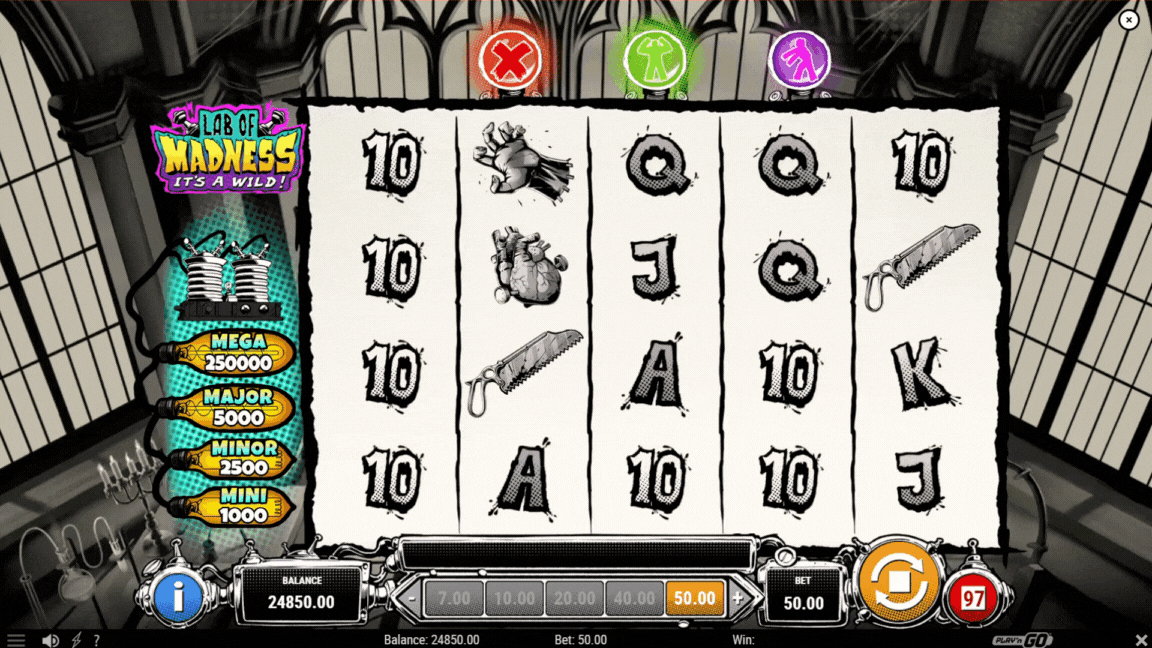 Lab of Madness It&rsquo;s A-Wild! | Slot Game Review | Play&rsquo;n GO