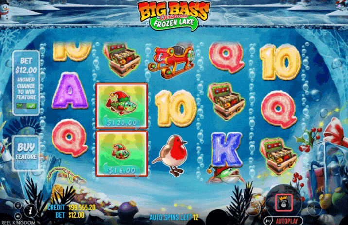 Big Bass Christmas - Frozen Lake | Slot Game Review