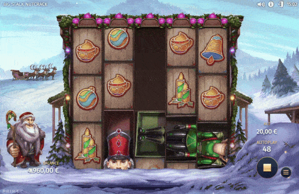 Big Stack Nutcrack | Slot Game Review | Print Studios ❄️