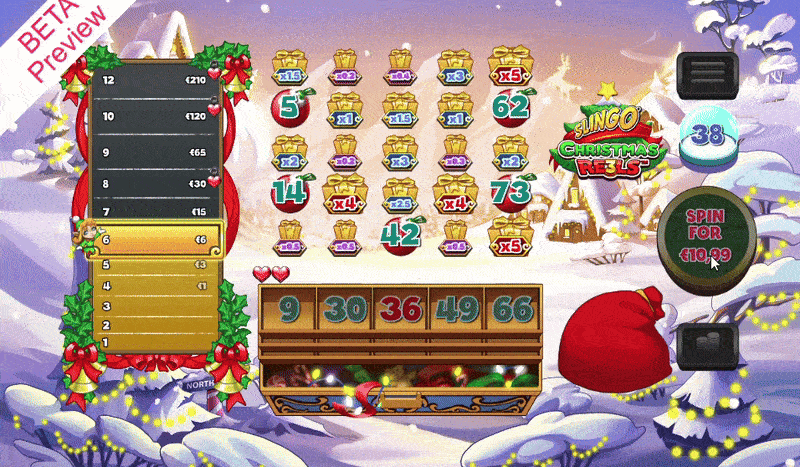 Slingo Christmas RE3LS | Game Review | Gaming Realms🎅