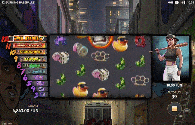 12 Burning Baseballs | Slot Review | Play Now ⚾