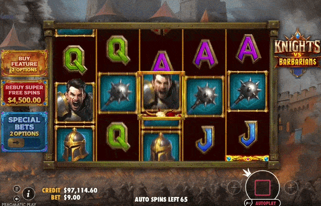 Knights vs Barbarians | Slot Review | Play Now ⚔️