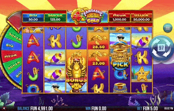 4 Fantastic Lobsters Gold | Slot Review | 4ThePlayer 🦞