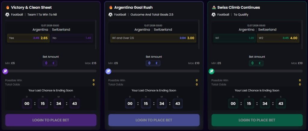 Norway vs England | Argentina vs Switzerland | World Cup ⚽